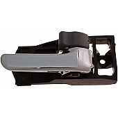 Help! By Dorman Interior Door Handle - Plastic Black Housing With Silver Lever And Gray Knob Single - 83909