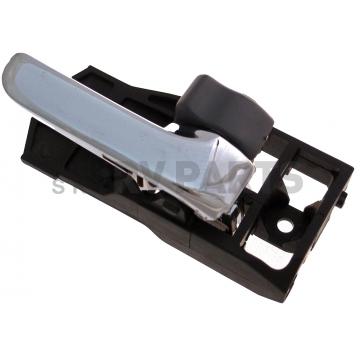 Help! By Dorman Interior Door Handle - Plastic Black Housing With Silver Lever And Gray Knob Single - 83909-2