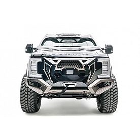 Fab Fours Bumper Vengeance 1-Piece Design Steel Black - FS17V41621