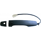 Help! By Dorman Exterior Door Handle - Plastic Black Single - 93023