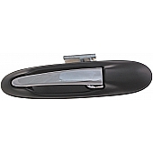Help! By Dorman Exterior Door Handle - Plastic Silver Lever And Black Housing Single - 83314