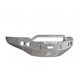 Road Armor Bumper Stealth Pre-Runner 1-Piece Design Steel Natural - 38404Z