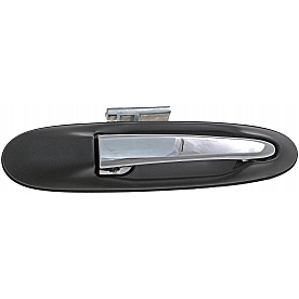 Help! By Dorman Exterior Door Handle - Plastic Silver Lever And Black Housing Single - 83315