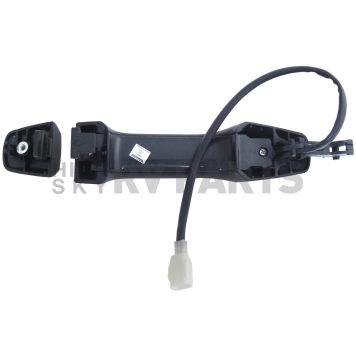 Help! By Dorman Exterior Door Handle - Plastic Black Single - 93025-1