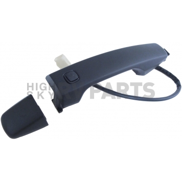 Help! By Dorman Exterior Door Handle - Plastic Black Single - 93025-2
