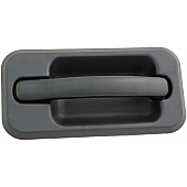 Help! By Dorman Exterior Door Handle - Plastic Black Single - 83396