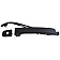 Help! By Dorman Exterior Door Handle - Plastic Black Single - 93038