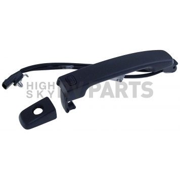 Help! By Dorman Exterior Door Handle - Plastic Black Single - 93038-2