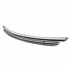 Black Horse Offroad Bumper Guard - Polished Silver Stainless Steel - RDLNIN201S