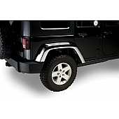 Putco Fender Flare - Silver ABS Plastic Set Of 4 - 403505