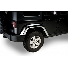 Putco Fender Flare - Silver ABS Plastic Set Of 4 - 403505
