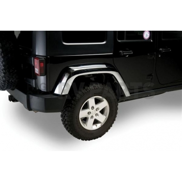 Putco Fender Flare - Silver ABS Plastic Set Of 4 - 403505