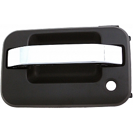 Help! By Dorman Exterior Door Handle - Plastic Silver Lever And Black Housing Single - 83318