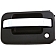 Help! By Dorman Exterior Door Handle - Plastic Silver Lever And Black Housing Single - 83318