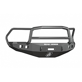 Road Armor Bumper Stealth Lonestar 1-Piece Design Steel Black - 408R5B