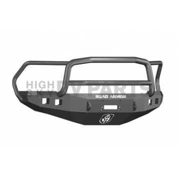 Road Armor Bumper Stealth Lonestar 1-Piece Design Steel Black - 408R5B