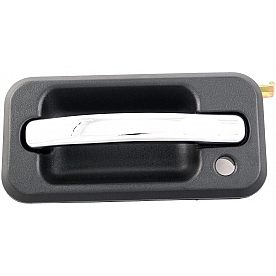 Help! By Dorman Exterior Door Handle - Plastic Silver Lever And Black Housing Single - 83397