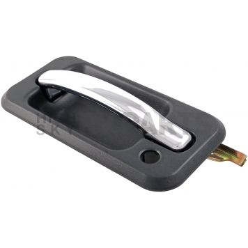 Help! By Dorman Exterior Door Handle - Plastic Silver Lever And Black Housing Single - 83397-2