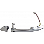 Help! By Dorman Exterior Door Handle - Plastic Silver Single - 93057