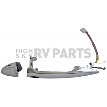 Help! By Dorman Exterior Door Handle - Plastic Silver Single - 93057