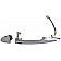 Help! By Dorman Exterior Door Handle - Plastic Silver Single - 93057
