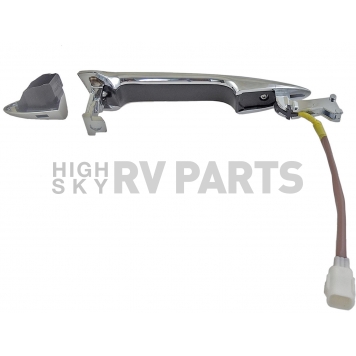 Help! By Dorman Exterior Door Handle - Plastic Silver Single - 93057-1