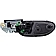 Help! By Dorman Interior Door Handle - Plastic Taupe Housing With Silver Lever Single - 81443
