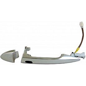 Help! By Dorman Exterior Door Handle - Plastic Silver Single - 93059