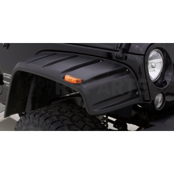 Rampage Fender Flare - Black ABS Smooth Thermoplastic Set Of 4 - 58260630-1