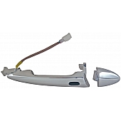 Help! By Dorman Exterior Door Handle - Plastic Silver Single - 93060