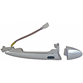 Help! By Dorman Exterior Door Handle - Plastic Silver Single - 93060
