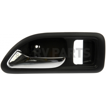 Help! By Dorman Interior Door Handle - Plastic Reddish Black Housing With Silver Lever Single - 81448