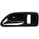 Help! By Dorman Interior Door Handle - Plastic Reddish Black Housing With Silver Lever Single - 81448