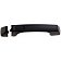 Help! By Dorman Exterior Door Handle - Plastic Black Single - 83403