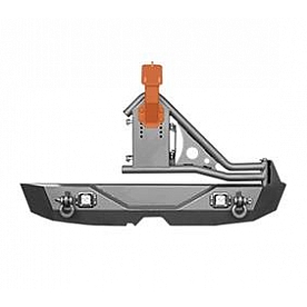 Mile Marker Bumper 1-Piece Design Steel Black - 52001
