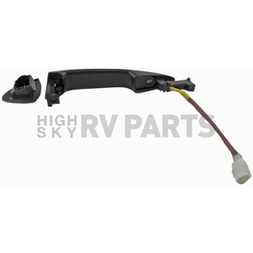 Help! By Dorman Exterior Door Handle - Plastic Black Single - 93062-1