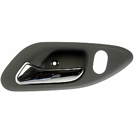 Help! By Dorman Interior Door Handle - Plastic Quartz Medium Gray Housing With Silver Lever Single - 81453