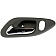 Help! By Dorman Interior Door Handle - Plastic Quartz Medium Gray Housing With Silver Lever Single - 81453