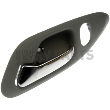Help! By Dorman Interior Door Handle - Plastic Quartz Medium Gray Housing With Silver Lever Single - 81453-2