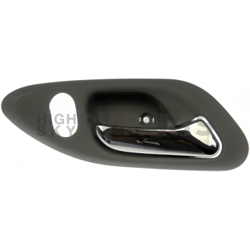Help! By Dorman Interior Door Handle - Plastic Quartz Medium Gray Housing With Silver Lever Single - 81454