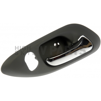 Help! By Dorman Interior Door Handle - Plastic Quartz Medium Gray Housing With Silver Lever Single - 81454-2