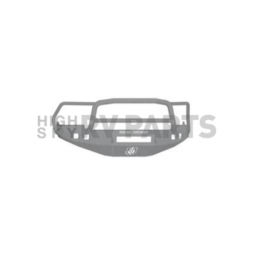 Road Armor Bumper Stealth Lonestar 1-Piece Design Steel Natural - 4091F5ZNW