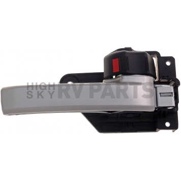 Help! By Dorman Interior Door Handle - Plastic Black Housing With Silver Lever And Black Knob Single - 83947