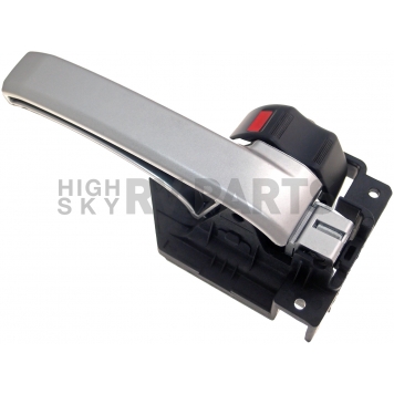 Help! By Dorman Interior Door Handle - Plastic Black Housing With Silver Lever And Black Knob Single - 83947-2