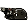 Help! By Dorman Interior Door Handle - Plastic Taupe Housing With Silver Lever Single - 81459