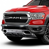 Air Design Bumper Guard - Satin Black/ Silver Polyurethane - CH07A06