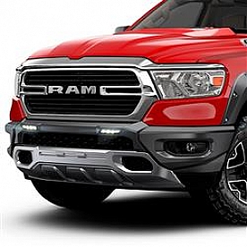Air Design Bumper Guard - Satin Black/ Silver Polyurethane - CH07A06