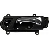 Help! By Dorman Interior Door Handle - Plastic Black Housing With Silver Lever Single - 81466