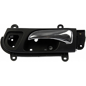 Help! By Dorman Interior Door Handle - Plastic Black Housing With Silver Lever Single - 81466