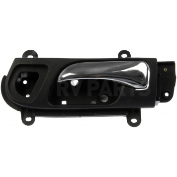 Help! By Dorman Interior Door Handle - Plastic Black Housing With Silver Lever Single - 81466